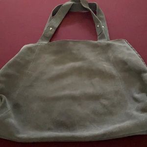 Banana republic suede hand bag